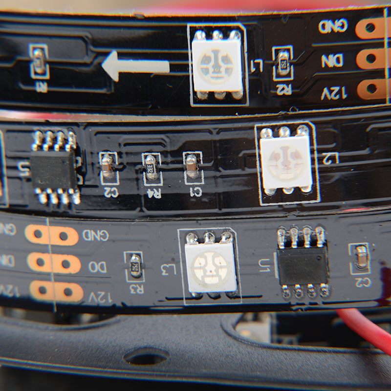 WS2811 DC5/12V Programmable LED Strip Lights, Addressable Digital Full Color Chasing Flexible LED Strips, Outdoor Waterproof, 150LEDs 16.4ft Per Reel By Sale WS2811 DC5/12V Programmable LED Strip Lights, Addressable Digital Full Color Chasing Flexible LED Strips, Outdoor Waterproof, 150LEDs 16.4ft Per Reel By Sale